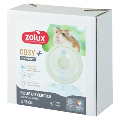 Zolux Roue Cosy silencieuse sur support plastique