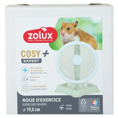 Zolux Roue Cosy silencieuse sur support plastique