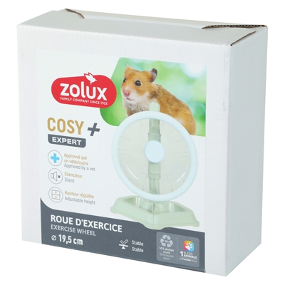 Zolux Roue Cosy silencieuse sur support plastique