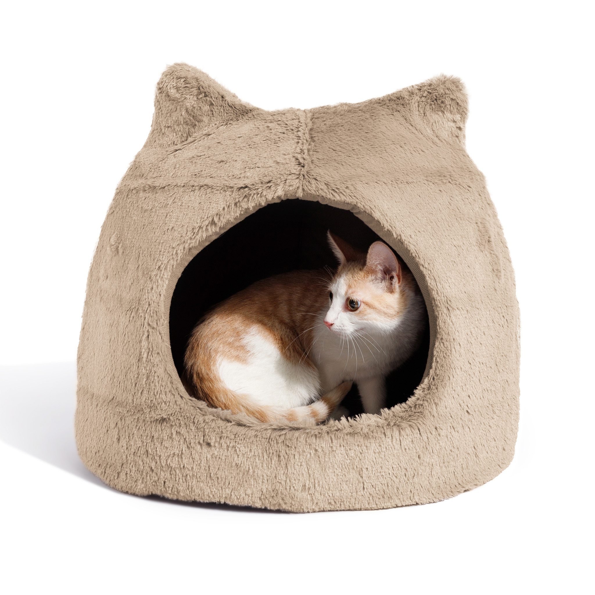 Petstages Kattenhuis Meow Hut 45×45 cm – Wheat