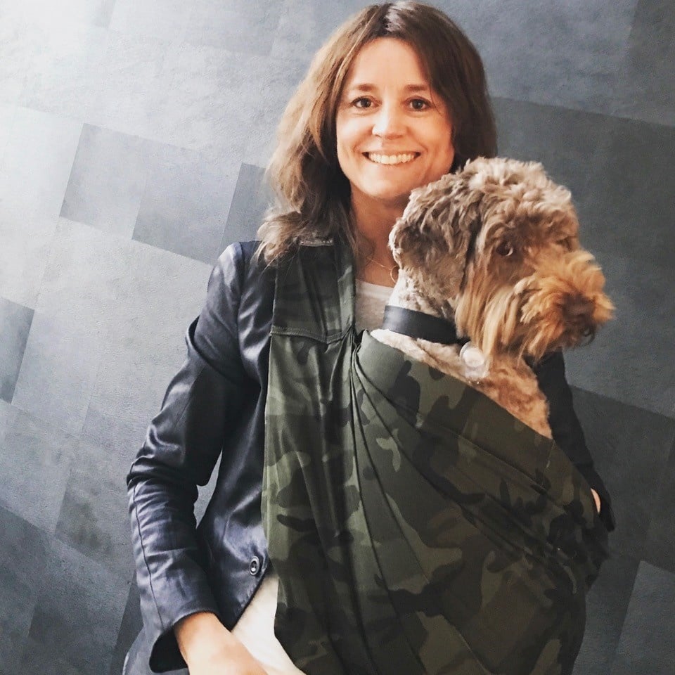 4Lazylegs Hondenrugzak 4LazyLegs Canvas XS – Army Print