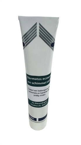 DIERENDROGIST Zalf Dermatos Eczeem/Schimmel Helend, Verzachtend, Jeukstillend - 20 gr