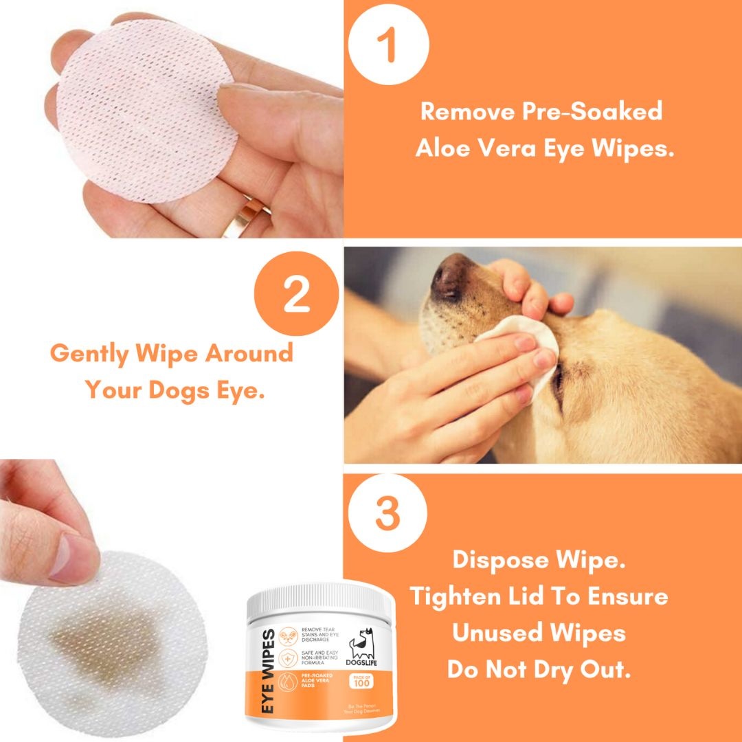 DogsLife Oogdoekjes DogsLife Eye Wipes – Voor Honden verzorging