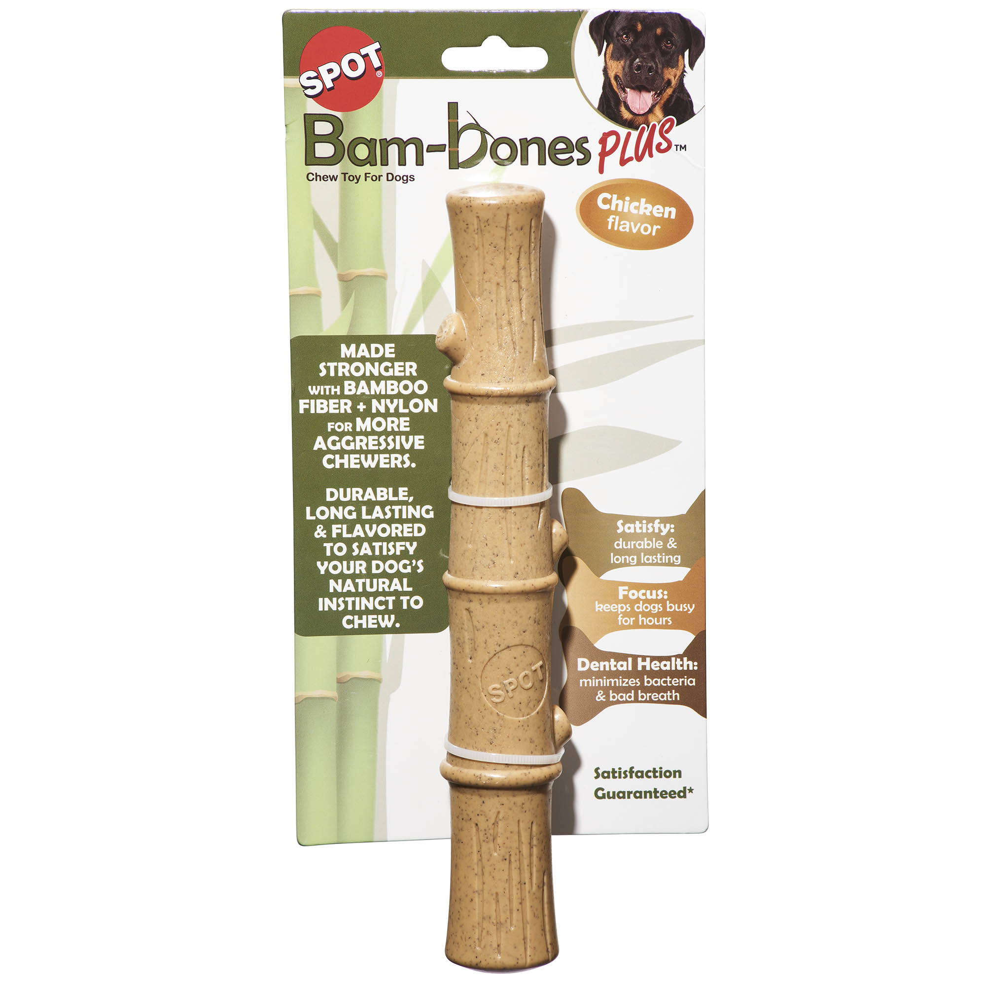 Spot Kauwspeelgoed Bam-Bones Plus Bamboo Stick Large 24 cm – Bruin