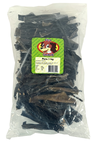 PETSNACK Pens 100% gedroogde pens zonder conserveringsmiddelen - Naturel - 1000 g (12-15 cm)