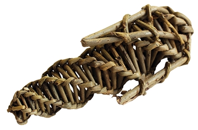 NATURE FIRST Knaagspeelgoed HAPPY PET Knaagspeeltje Mais Wilg 100% natuurlijk gevlochten wilgentak - naturel - one-size