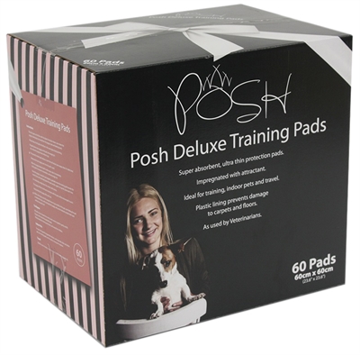 POSH Trainingpads PUPPY TRAINING PADS Superabsorberend, houdt vocht en geurtjes vast - 60x60 cm - 60 st