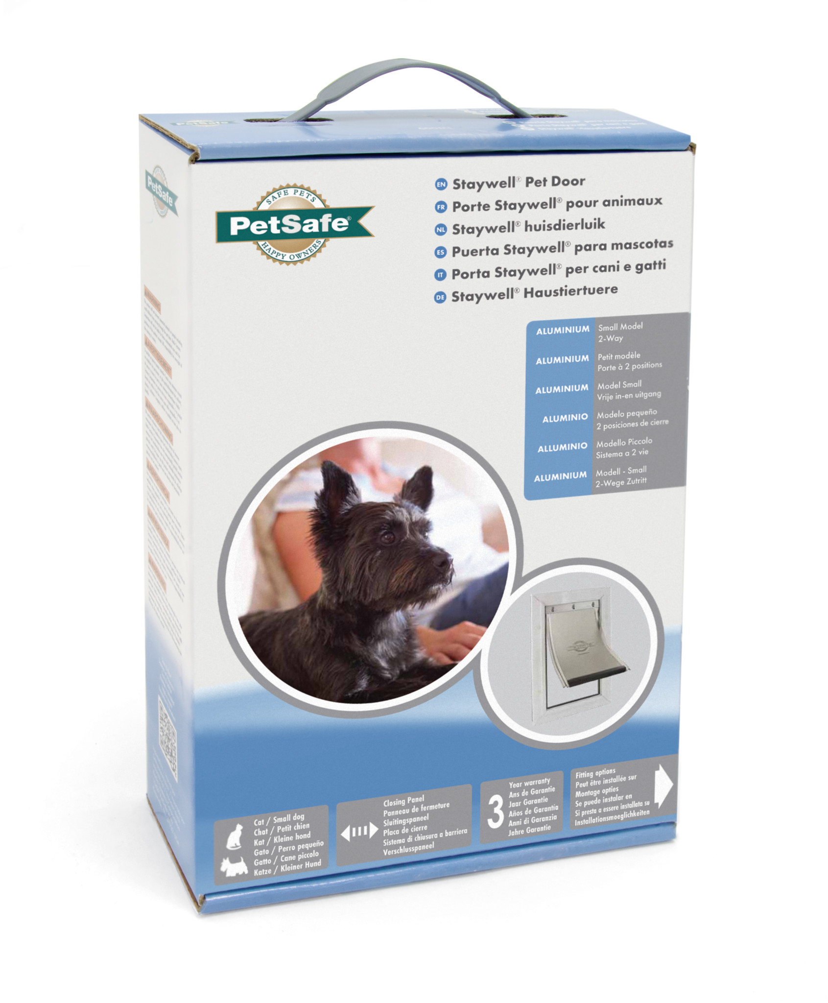 PetSafe Hondenluik Staywell® Aluminium Small - Dier Doorlaat
