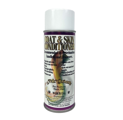 MR GROOM Coat & Skin Conditioner Glansspray - lanoline verrijkt, niet-vettig, voorkomt droogte en huidschilfers