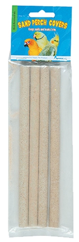 HAPPY PET Zandkokers voor zitstok Sand Perch Covers 4pk - Onderhoud pootjes & snavel - 4 stuks