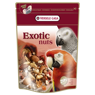 VERSELE-LAGA Papegaaienvoer Exotic Nuts Min. 20% notenmix, vitamineverrijkt & energierijk - 750 g