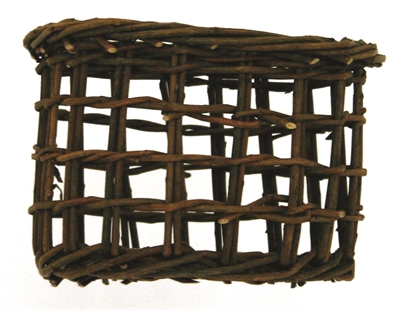 NATURE FIRST Wilgen hooirek HAPPY PET 100% natuurlijk & eetbaar multifunctioneel hooi en nest - Naturel - 14 cm