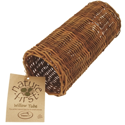 NATURE FIRST Wilgentunnel HAPPY PET WILGEN TUNNEL 100% wilgentakken, schuilplaats & knaagmateriaal - Naturel - S 27 cm