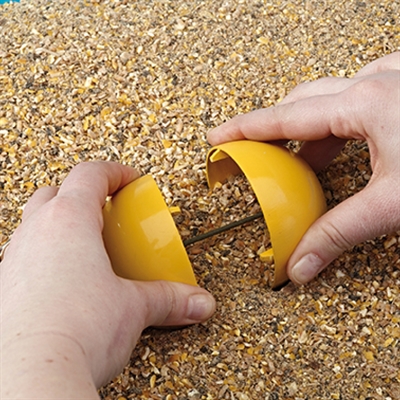 SAVIC Kippenspeelgoed CHICKEN FUN Voerbal voor actief voeren en spelen - assorti - uni maat