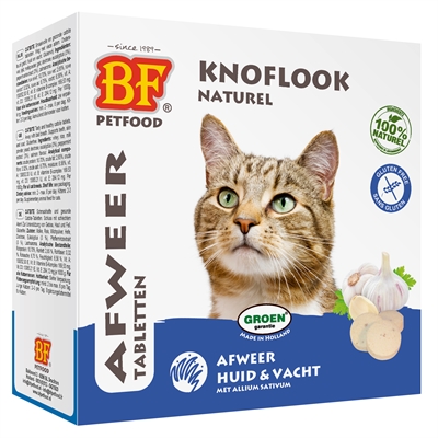BF PETFOOD Kattensnoepjes Knoflook Naturel Insectwerend & Huid‑vachtondersteunend - Glutenvrij - 100 st (60 g)