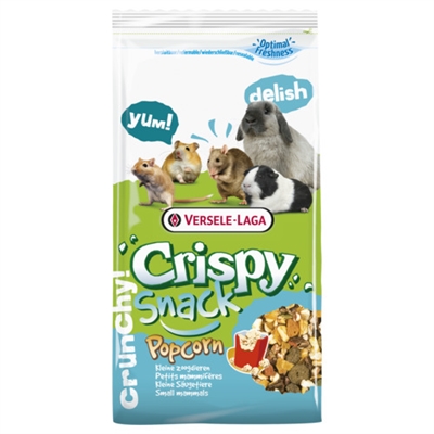 VERSELE-LAGA Snack Crispy Knaagdier | Gepofte granen & groentenbrokjes, voor konijnen cavia's hamsters - 650g