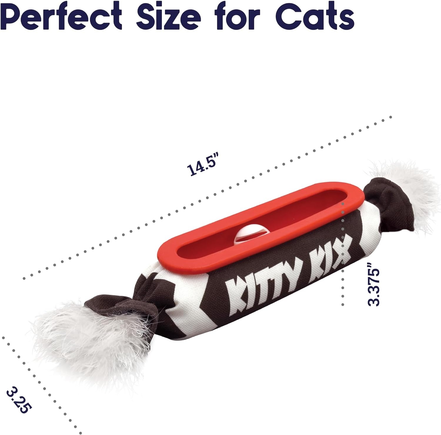 PETSTAGES Kitty Kix Kicker Spielmatte für Katzen - Aktiver Spielspaß