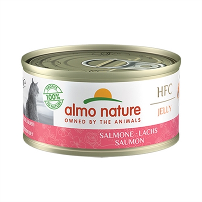 ALMO Kattenvoer Zalm Jelly 55% zalm Holistisch 100% biologisch - 24x70g