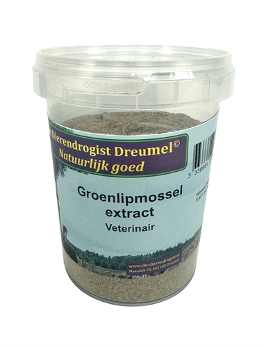 DIERENDROGIST Groenlipmossel Extract Veterinair - Herstelt gewrichten, chondroïtine & glucosamine, omega-3 sterolen - 200 g