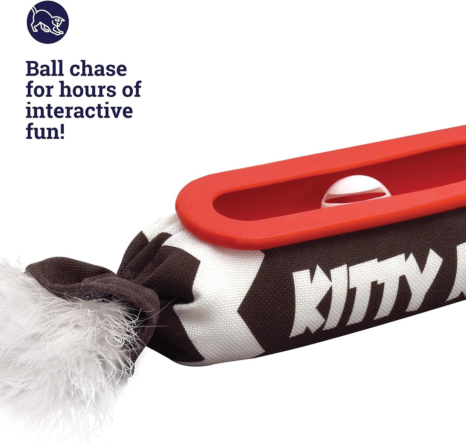 PETSTAGES Kitty Kix Kicker Spielmatte für Katzen - Aktiver Spielspaß