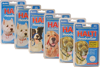THE COMPANY OF ANIMALS Halti Headcollar Voorkomt trekken · Vriendelijk ontwerp · Instelbaar - Zwart - Nr.2