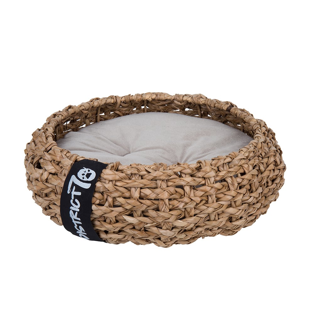 District 70 hondenmand COCOON Ø 40 cm – luxe rieten mand