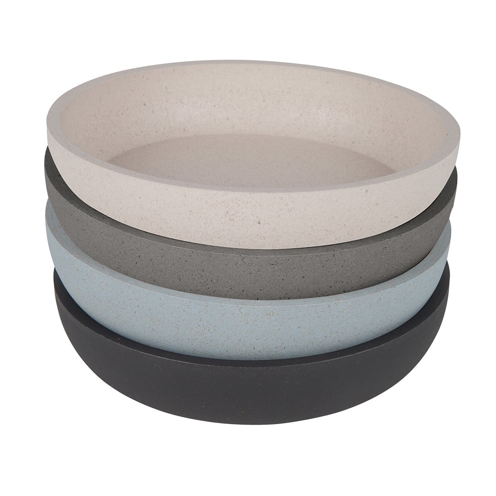 District 70 Kattenvoerbak BAMBOO Grey 22×14 cm – Stijlvol Design