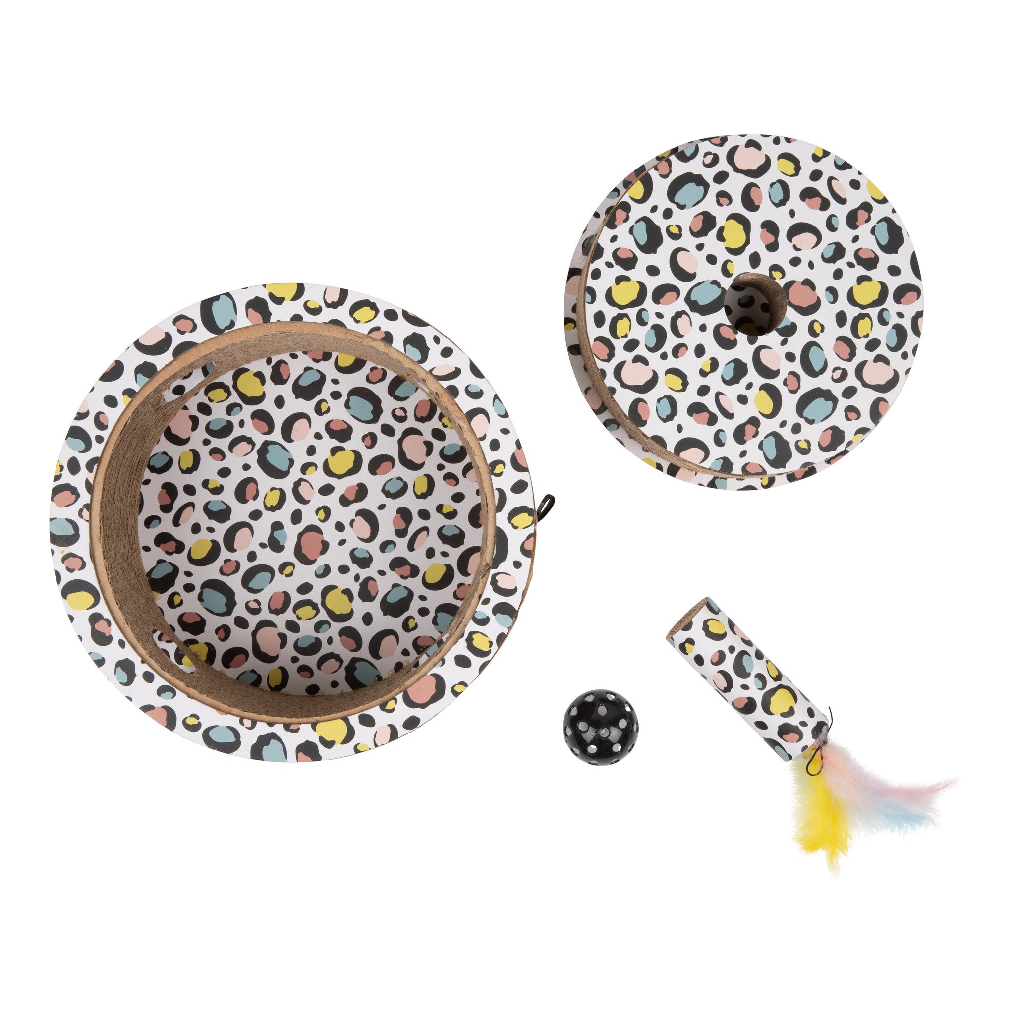 District 70 katten speelgoed FIESTA Sprinkle – duurzaam golfkarton