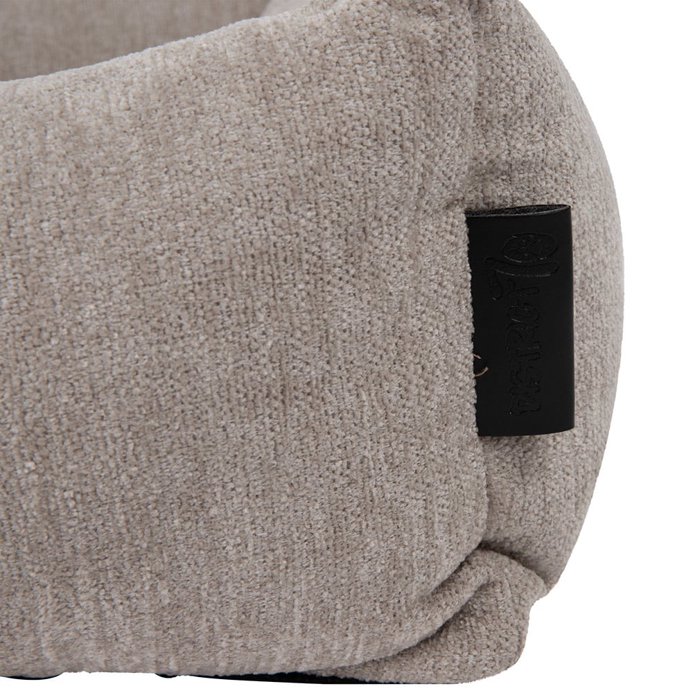 District 70 Hundekorb HUSH Dunkelgrau & Creme 80×60 cm - Medium