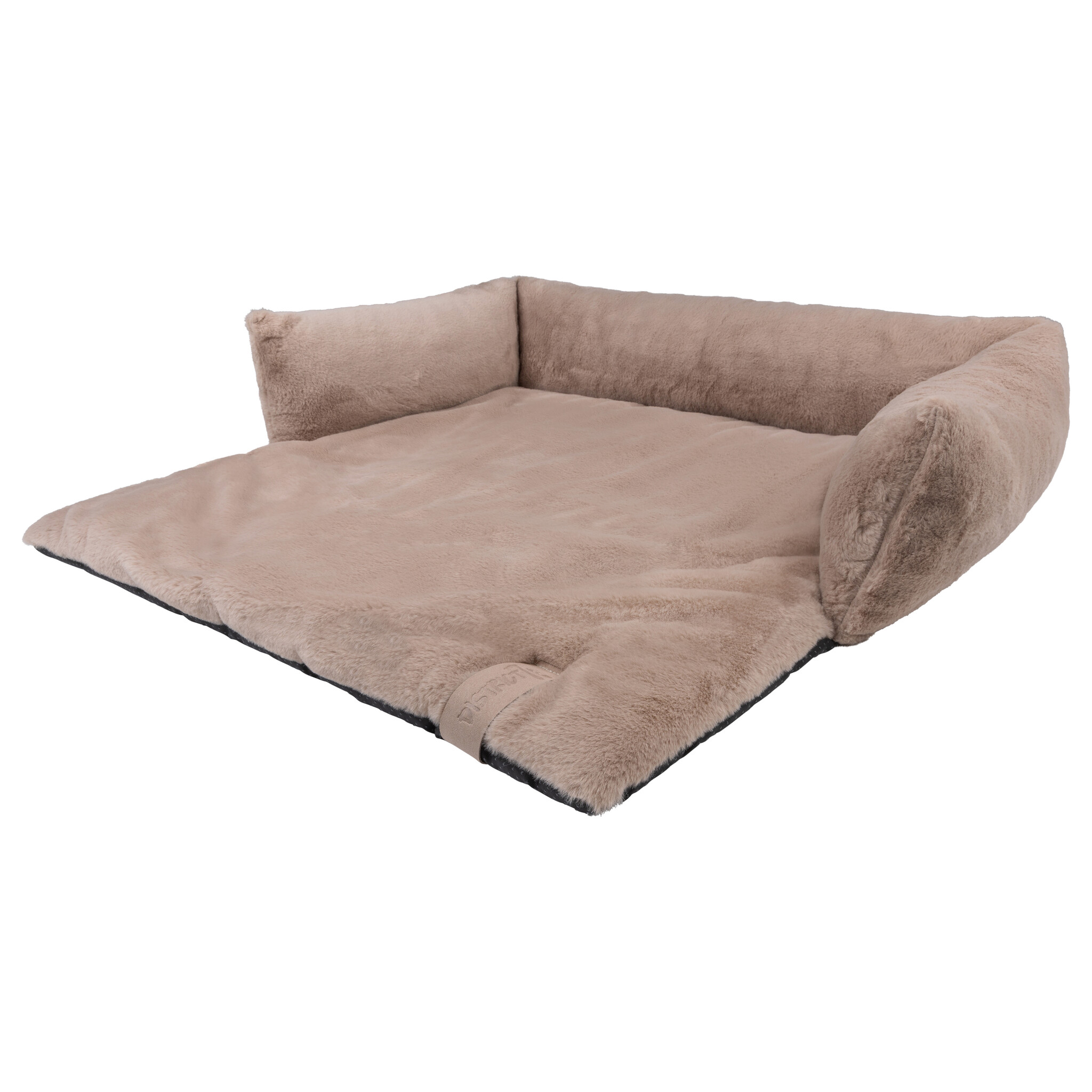 District 70 Hundebett NUZZLE Schlafsofa Taupe 85×75 cm - Dunkelgrau
