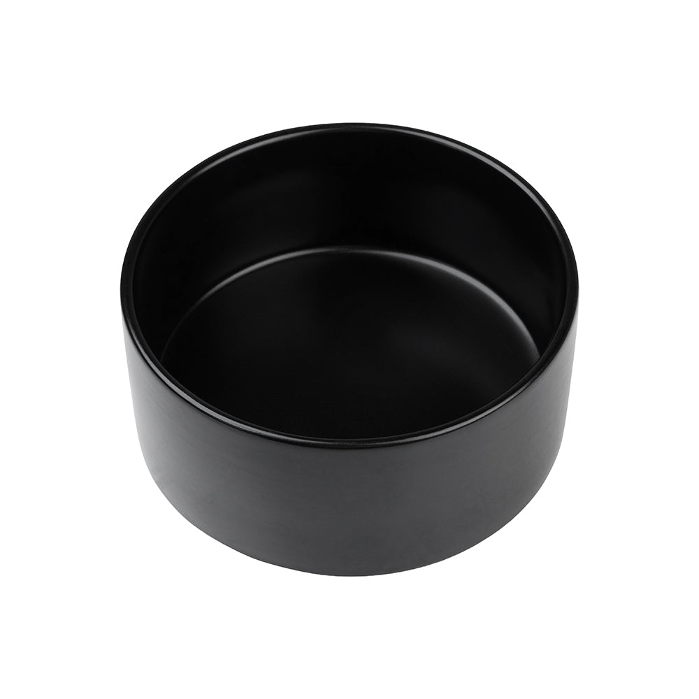 DUSK - Keramischer Hundefutternapf - Schwarz / Small Ø 14 cm