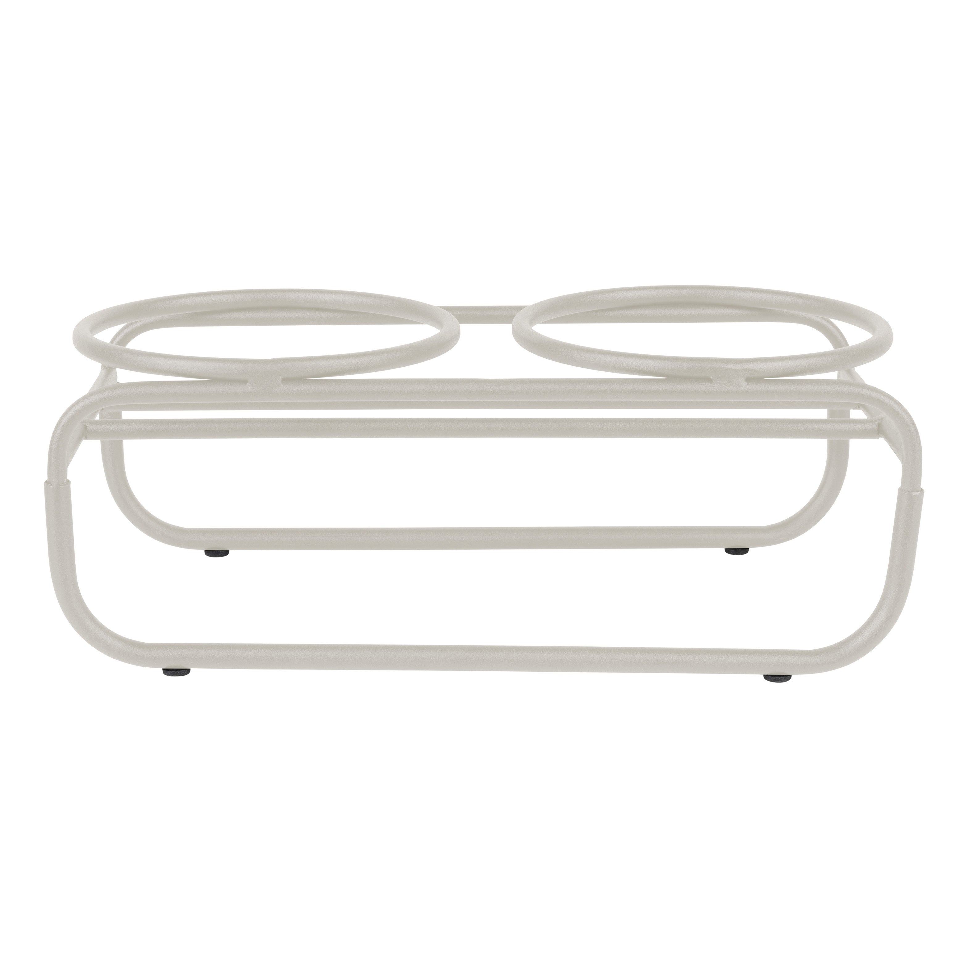 BUTLER Futternapfständer für Hunde - Beige / M