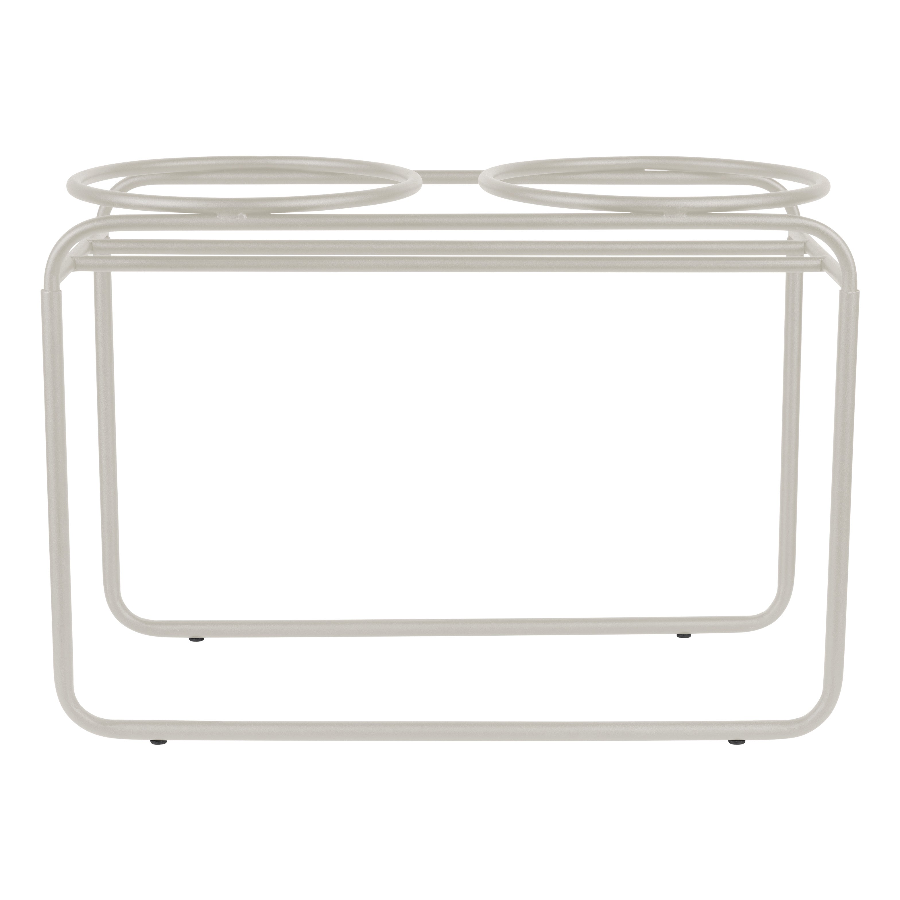 BUTLER Futternapfständer für Hunde - Beige / M