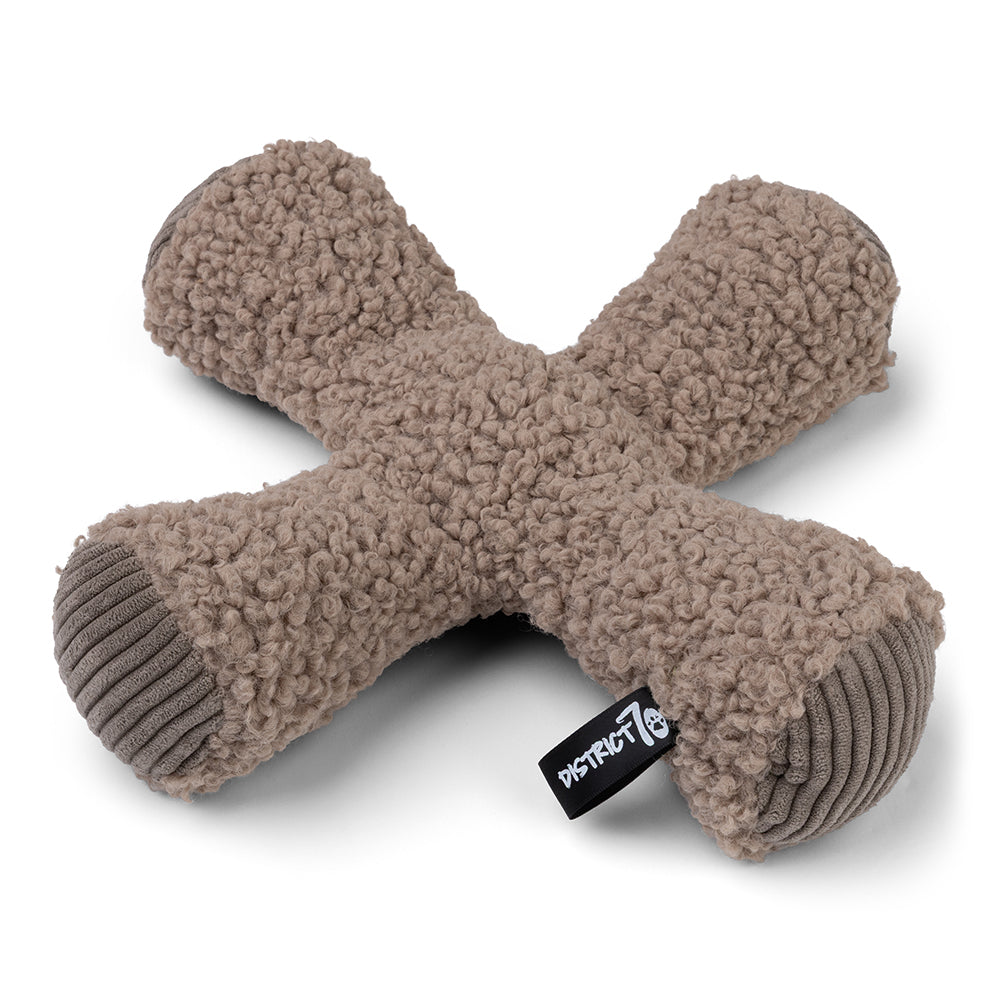 District 70 ZIGGY pluche hondenspeelgoed polyester teddy piepend Ø30 cm