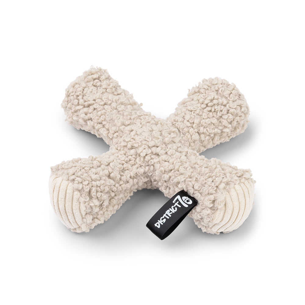 District 70 ZIGGY pluche hondenspeelgoed polyester piepend Ø20 cm
