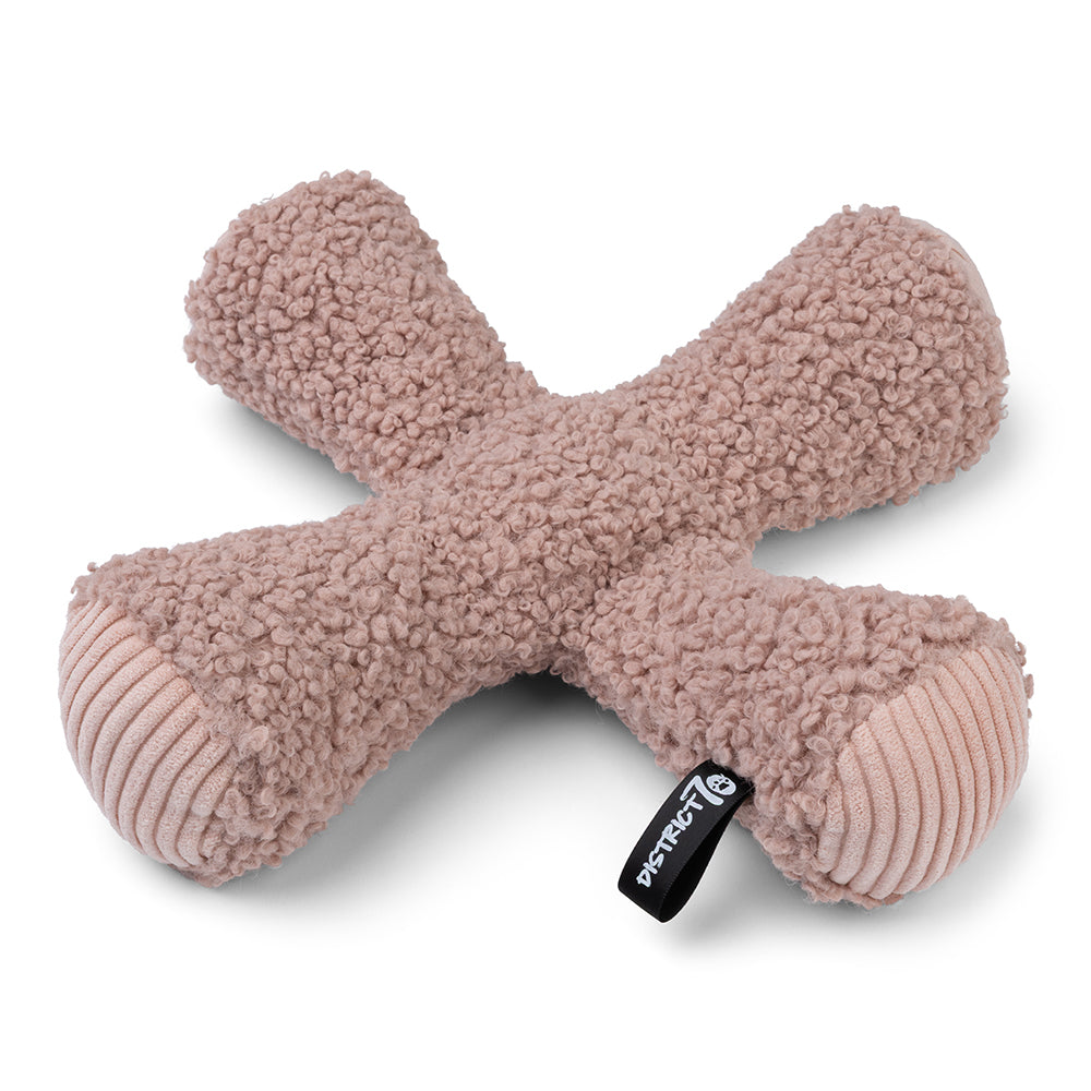 District 70 ZIGGY pluche hondenspeelgoed polyester piepend Ø20 cm