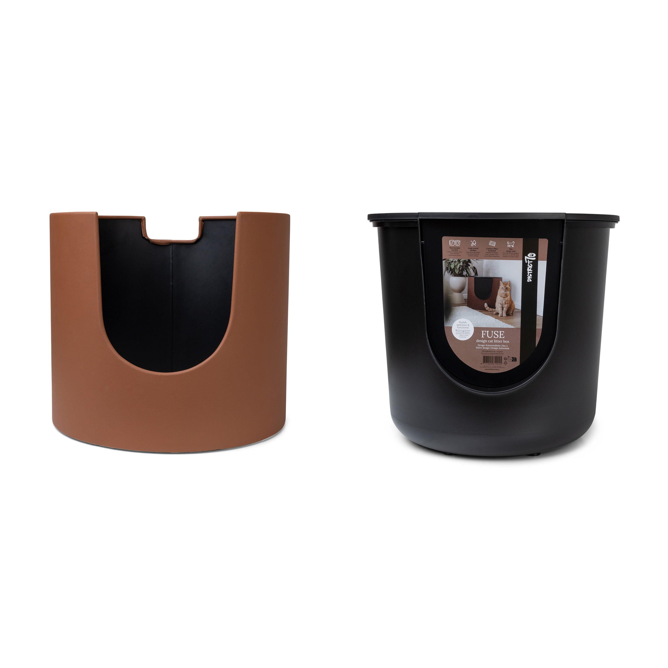 FUSE Design kattenbak 50,5x48x43,5 cm