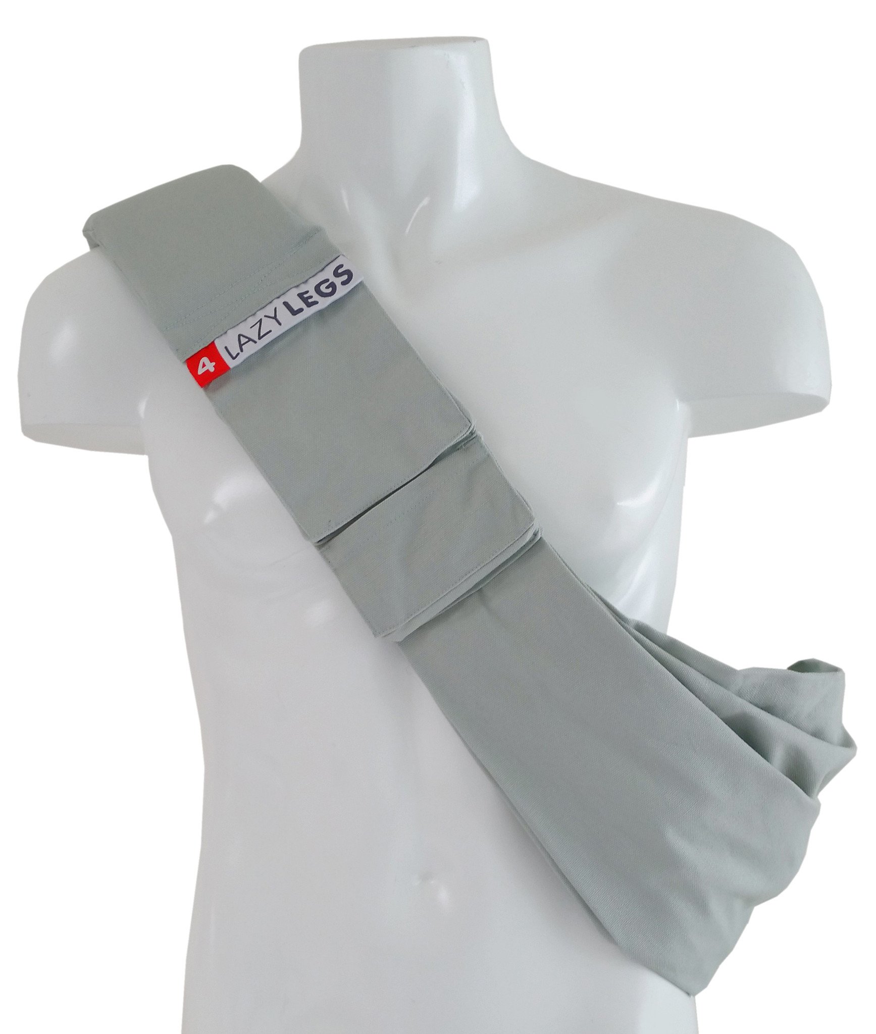 4Lazylegs hondenrugzak 4LazyLegs Canvas S - Grijs – tot 15 kg