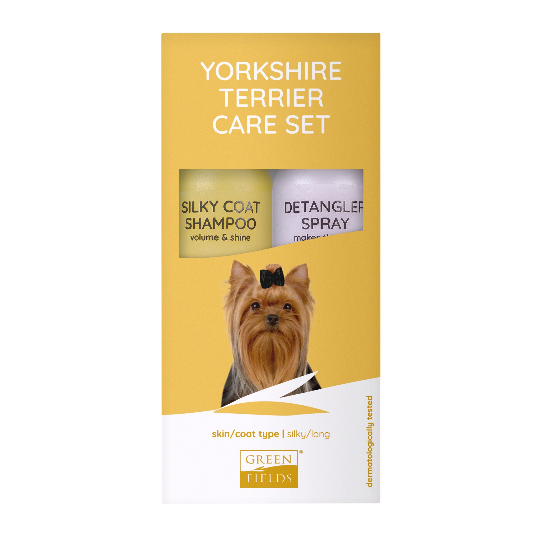 Greenfields Yorkshire Terrier Care Set 2x250ml – Silky Coat Shampoo