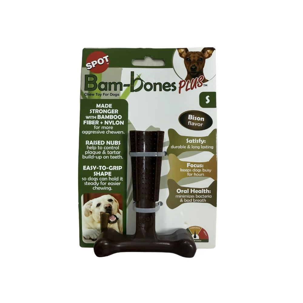 Spot Bam-Bones Plus Easy Grip kauwspeelgoed bamboe M