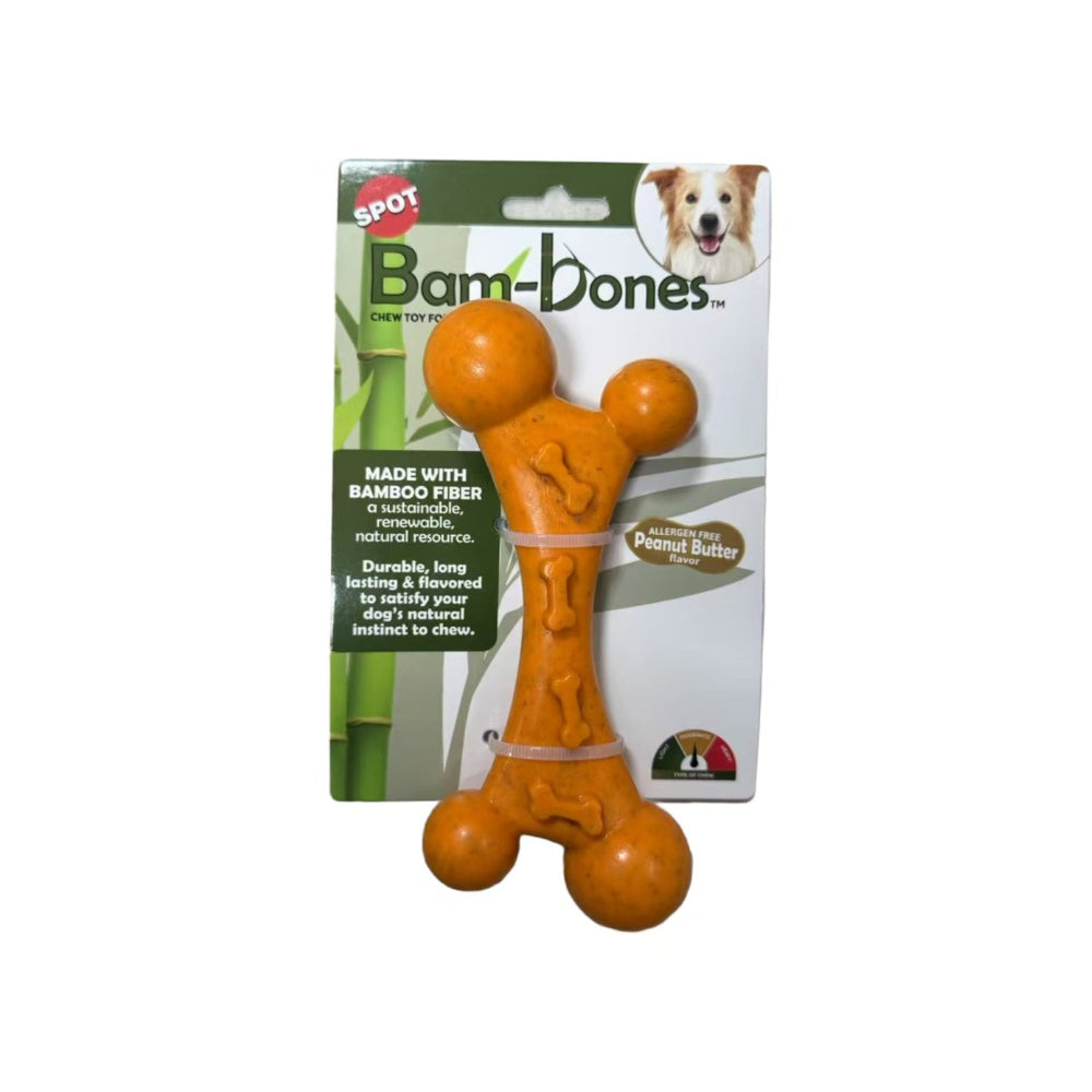 Spot Bam-Bones X Bone kauwspeelgoed bamboe/PP 17x7,5x3,5 cm