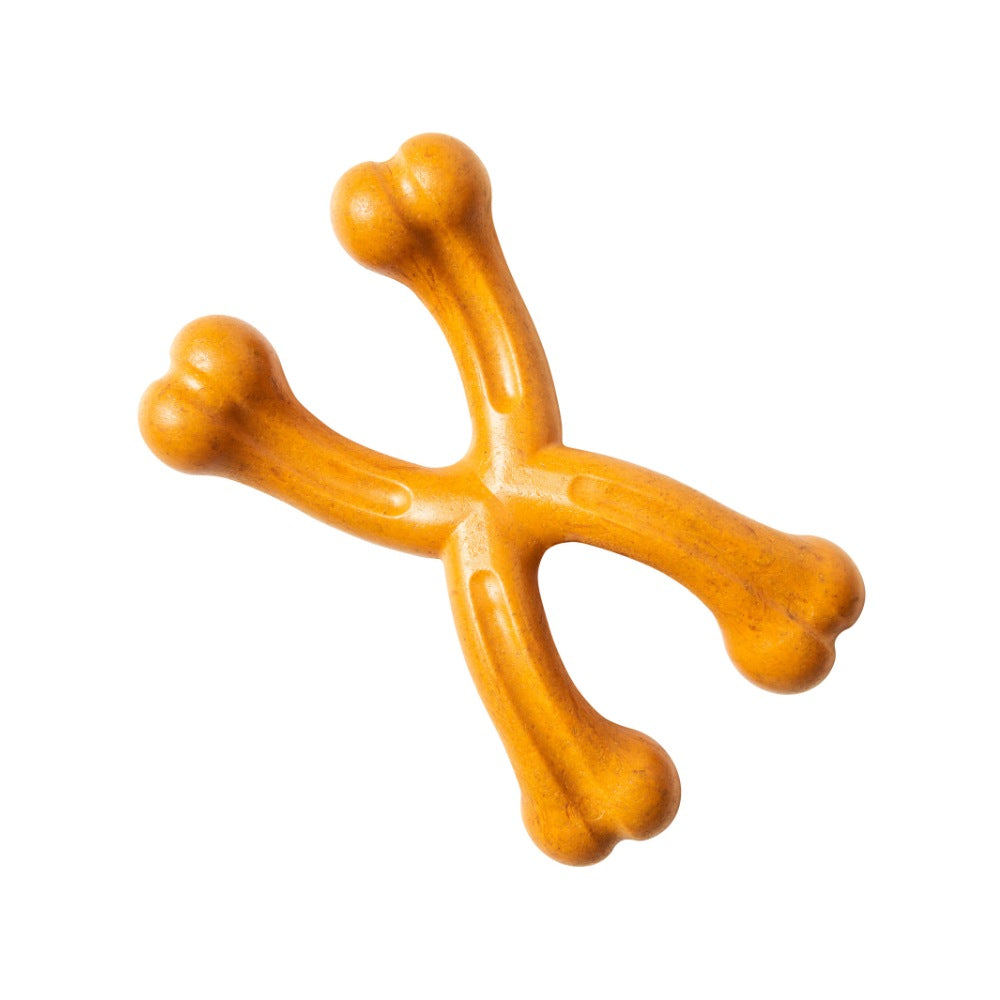 Spot Bam-Bones Plus Big X Bone kauwspeelgoed bamboe/nylon 16x10x2,5 cm