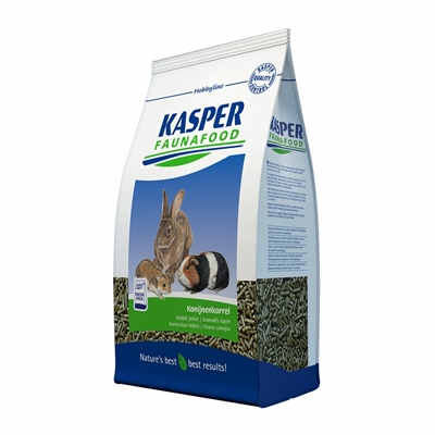 KASPER FAUNAFOOD Konijnenkorrel Hobbyline Compleet kwaliteitsvoer, natuurlijk recept, vanaf 6 weken - N.v.t. - N.v.t.