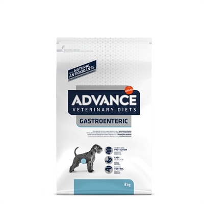 ADVANCE VETERINARY DIET Dieetvoeding Hond Gastroenteric - Licht verteerbaar, laag vet, pre- & probiotica - 3 kg