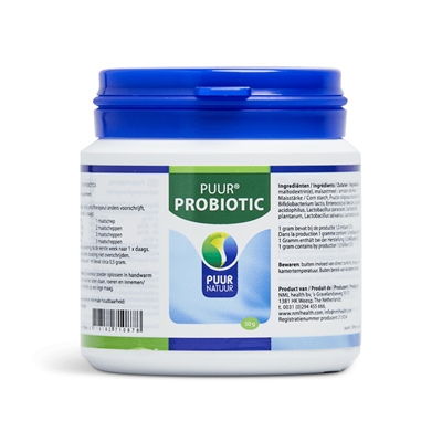 PUUR NATUUR Probioticum PUUR PROBIOTICA Hond & Kat Ondersteunt vertering, verlaagt zuurgraad, zonder gist/gluten - 50 g