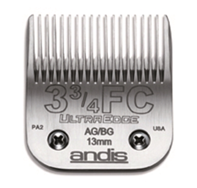 ANDIS Scheerkop 3 3/4 FC UltraEdge 13 mm snijlengte - Chroom, gecarbureerd staal - Maat 3 3/4