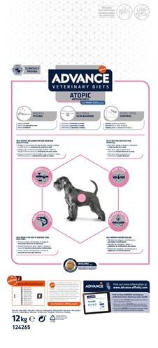 ADVANCE VETERINARY DIET DOG GEVOELIGE HUID MEDIUM / MAXI