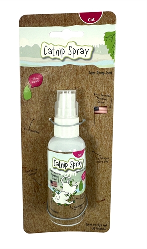 HAPPY PET Catnip Spray | 100% Noord-Amerikaans kattenkruid - Stimuleert spelen en voorkomt krabben aan meubels - 100% veilig - 60 ml