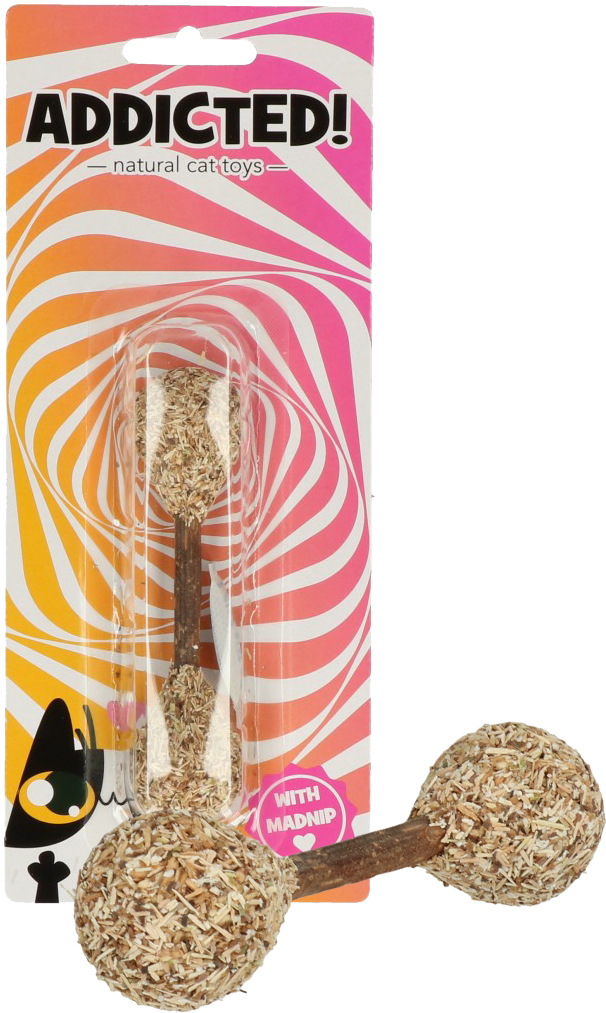Addicted! Dumbell jouet pour chat avec MADNIP