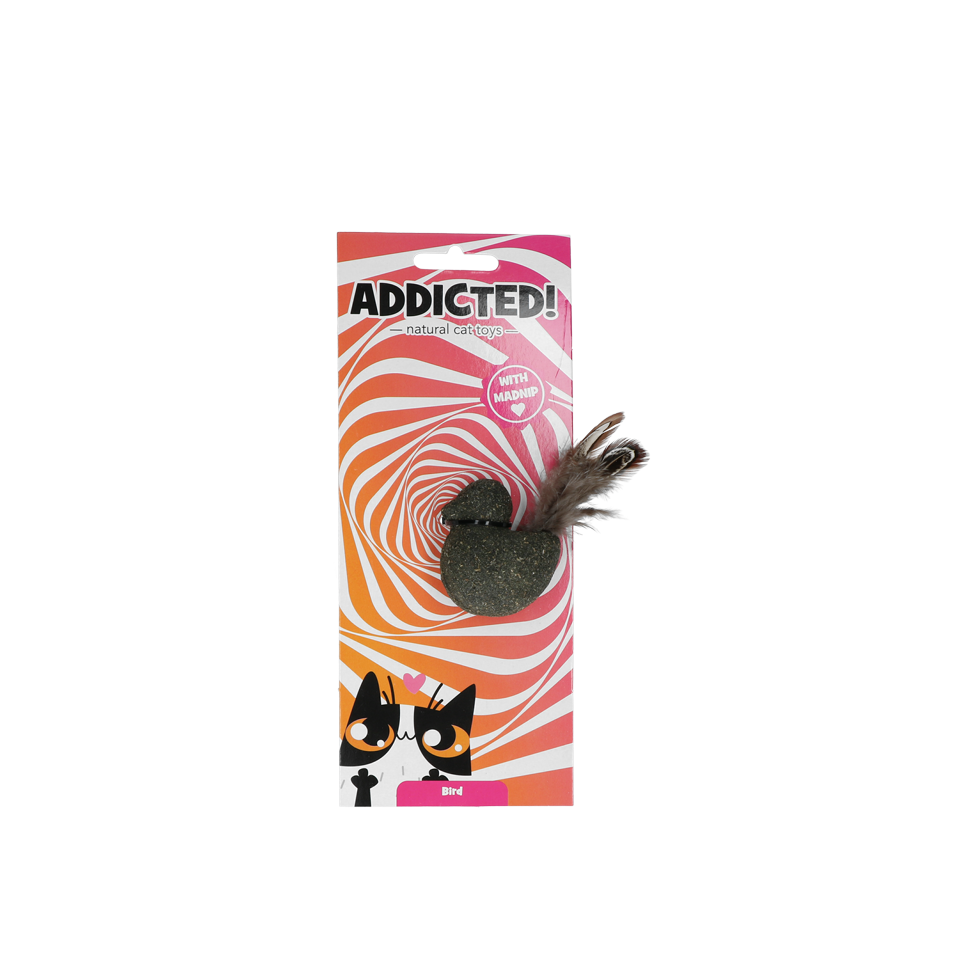 Addicted! Bird with Feathers kattenspeeltje met MADNIP